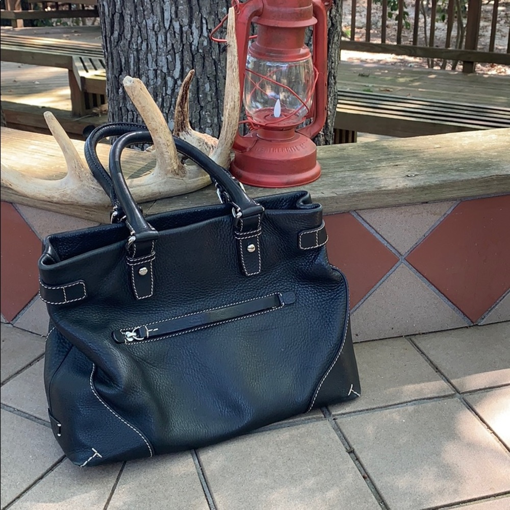 Tumi Genuine Leather Satchel
